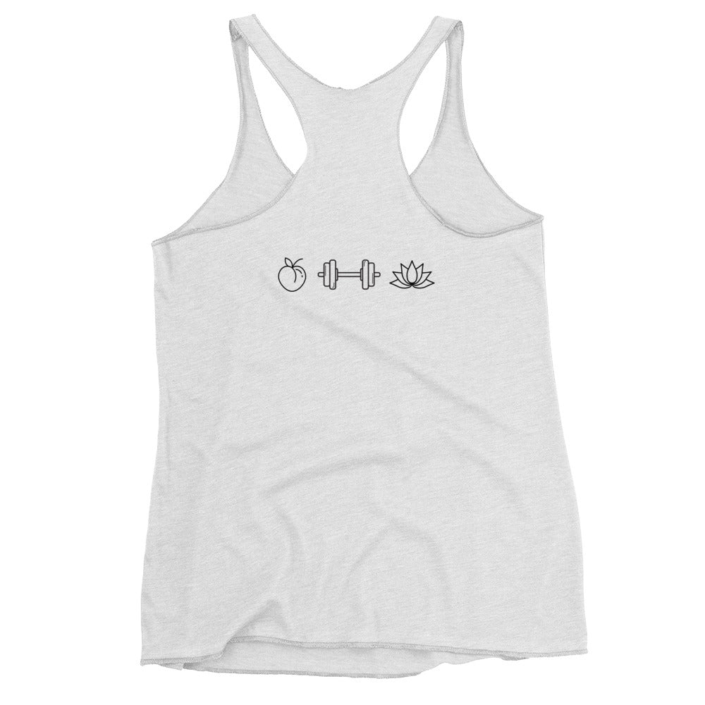 Weights Before Dates Women's Racerback Tank